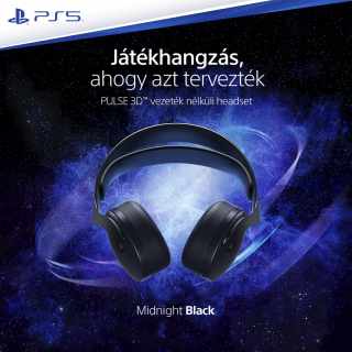 Sony PlayStation 5 PULSE 3D fekete #1