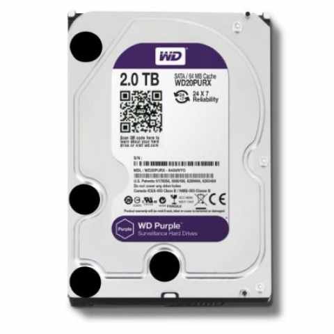 WD20PURX 64MB 2TB 3,5