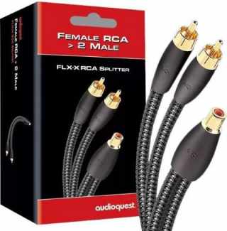 Audioquest 2 RCA DUGÓ - 1 RCA ALJ - Hard RCA splitter