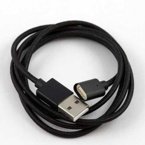 KCE-U USB-A kábel mágneses végződéssel 1m fekete