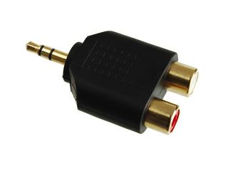 KÁCSA AA-664G - 3,5 MM JACK - 2X RCA ELOSZTÓ