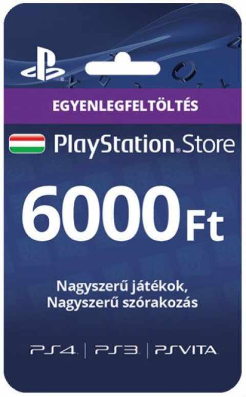 Sony PlayStation Network Card 6000 HUF