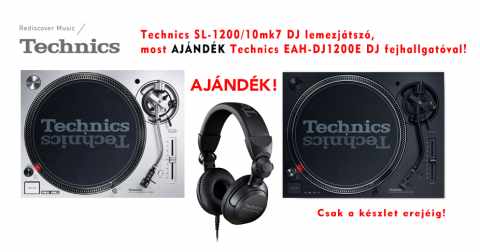 Technics SL-1210MK7 + EAH-DJ1200E-K fejhallgató
