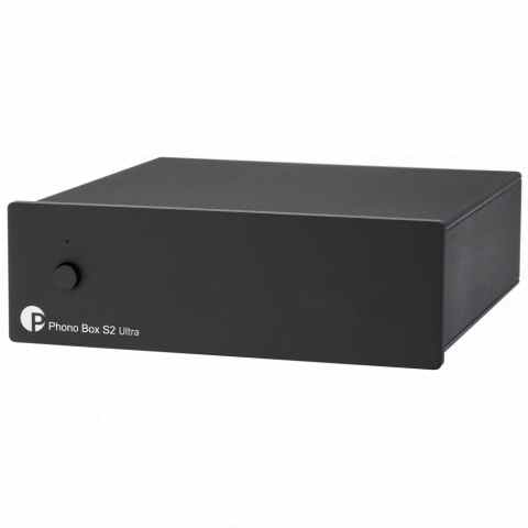 Pro-Ject Phono Box S2 Ultra, phono előerősítő, fekete
